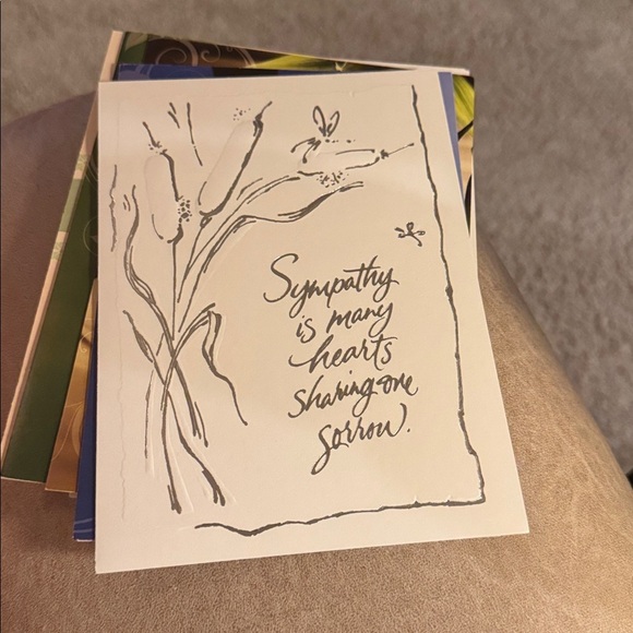 Sympathy Cards 10 of them - various options Vintage - Picture 4 of 6